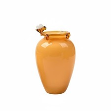 Glasvase mit Biene Bienen-Design dekorative Vase mit Honigtropfen f&uuml;r Pension