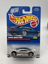1999 Hot Wheels Avus Quattro #1096 Mainline 24110 Mattel 5SP Wheels Malaysia ST2