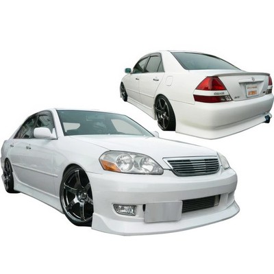 VSaero FRP FKON Body Kit 4pc (JZX110) for Mark II Toyota 01-07