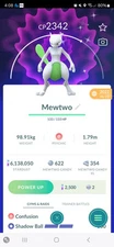 Pokemon Mewtwo Shiny Go 30 Days  Or Registered 