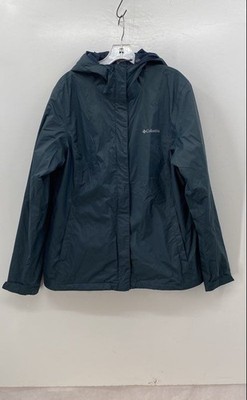 Columbia Women's Arcadia II Rain Blue Jacket - Size L