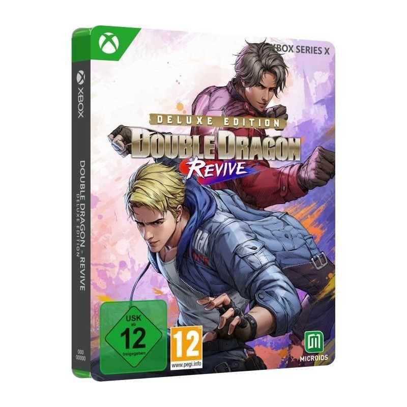 Double Dragon Revive Xbox Series X jeu video de baston retro Edition Deluxe pour deux joueurs