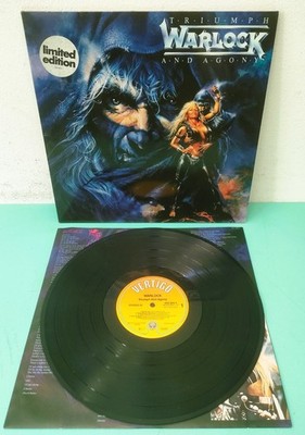 WARLOCK - Triumph And Agony - 1LP Vertigo Rec. 87 Ger Near Mint
