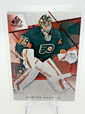 2021-22 SP Game Used Carter Hart Ruby Red #89 Flyers  Relic