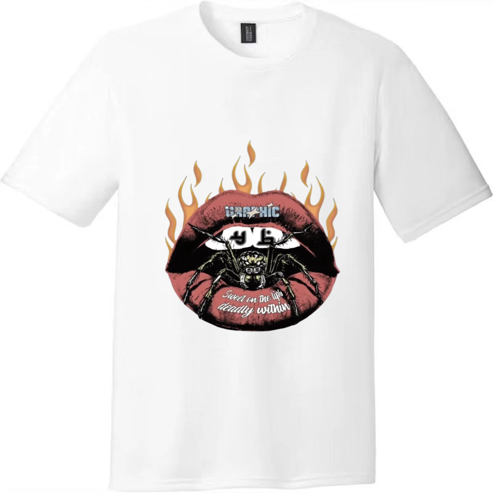 Sweet On The Lips Deadly Within Graphic Unisex Tee