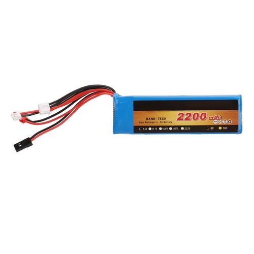 2S 7.4V 2200mAh 8C Lipo Batterie Li Pour T6J T8FG 12FG - Afbeelding 8 van 12