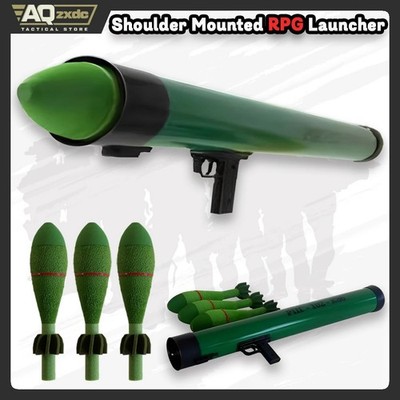 Airsoft RPG Rocket Launcher - Shoulder-Fired Bazooka Toy - Long Range RPG