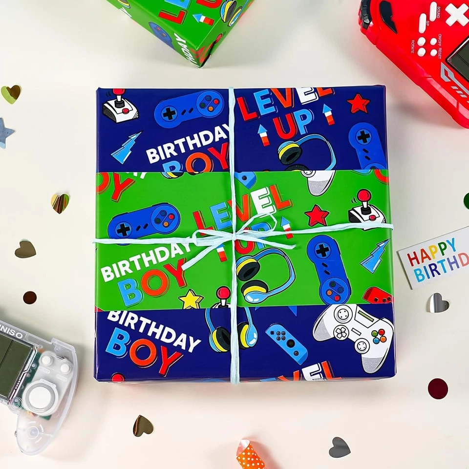 Papel de envolver reversible para juegos Jumbo de 30 pulgadas - 30 pulgadas x 33 pies - Juego K... Foto 3 de 4