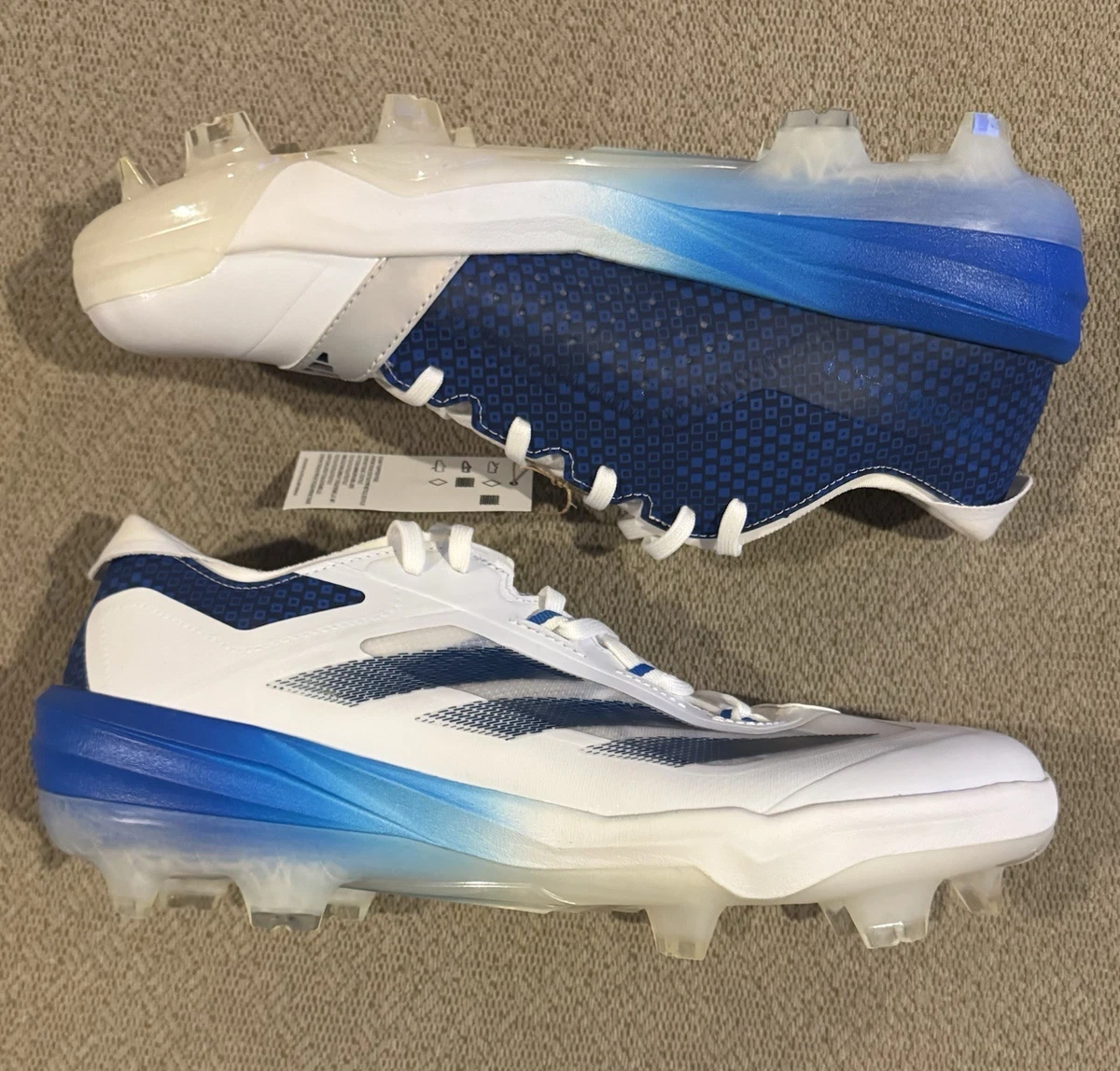 Adidas Adizero Impact TPU Baseball Cleats Navy Royal White JI1466 Men\'s Size 12 Amazon.com | Adidas Men main image 4