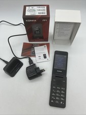 Konka Flip FP1 Phone & Manual Seniors FM Radio W Charger