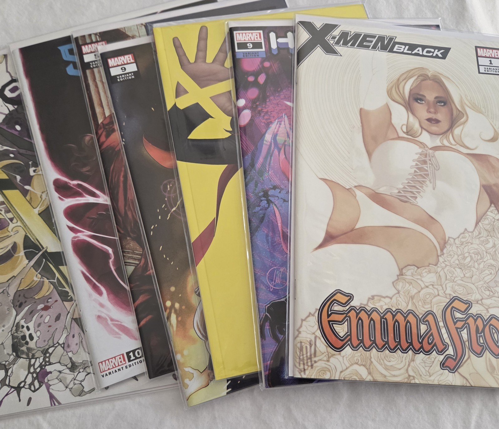 X-Men Bundle :Hughes, Peach,Mercado,Magik,Psylocke, Emma Frost,Marvel 7 Book Lot
