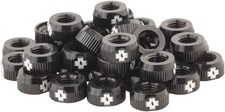 Muc-Off Confezione Ricarica Valvola Tubeless con Dado di Blocco Nero - Confezione da 40 per Bici e