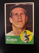 Tony Kubek 1963 Topps Baseball Card 20