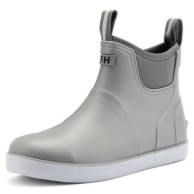 Men's Fishing Deck Boots Waterproof Non-Slip Rubber Rain Boots Outdoor Farm Work
