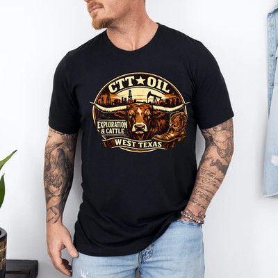 CTT Oil Exploration & Cattle Company Texas Unisex T-Shirt