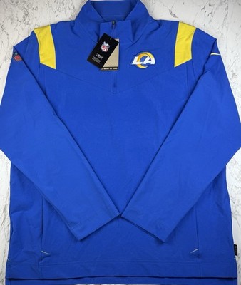 Nike Los Angeles Rams Sideline Coach 1/4 Long Sleeve Jacket Men's