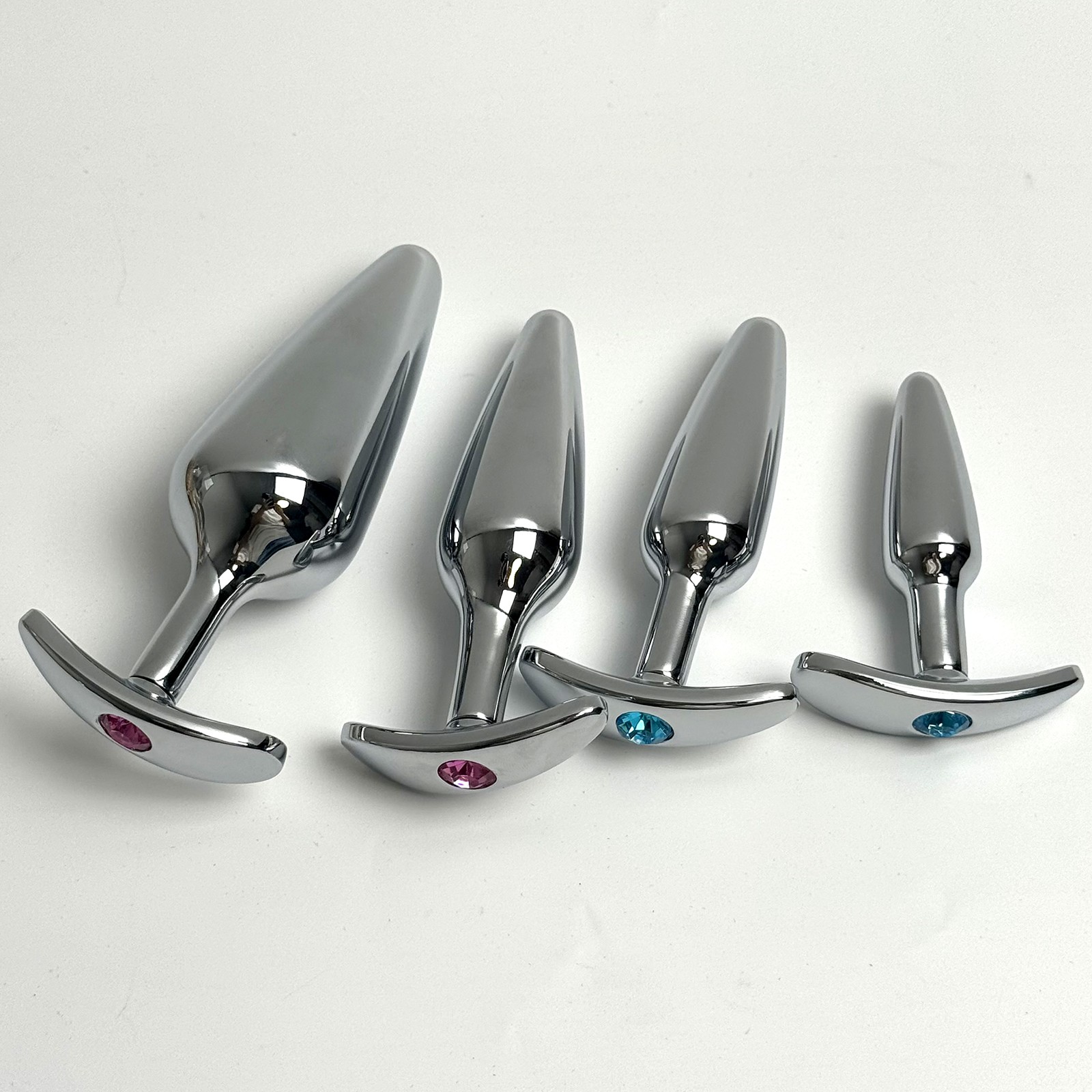 Stainless Steel Anal Butt Plug Vagina Prostate Stimulation Wearable Sex Toy SM