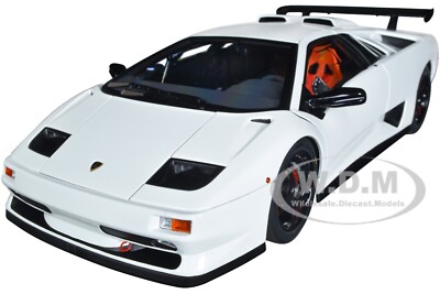 LAMBORGHINI DIABLO SV-R IMPACT WHITE 1/18 MODEL CAR BY AUTOART