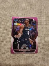 2023 Bowman U 1st Aliyah Boston pink parallel refractor RC #5  Indiana Fever