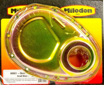 SBC Timing Cover - Gold  MILODON 65501