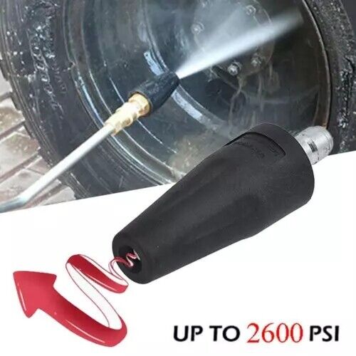 2x High Pressure Washer Jet Wash Dirt Blaster Rotating Turbo Nozzle Spray Tips - Bild 6 von 11