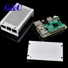 Aluminum Alloy Metal RPi Case Shell Box Kit for Raspberry Pi 3 Pi 2 and B 