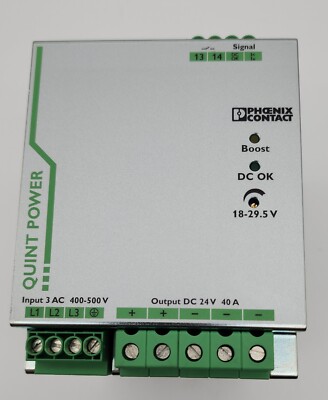 PHOENIX CONTACT 2866802 QUINT-PS/3AC/24DC/40 Power Supply Unit *NDA AVAILABLE*