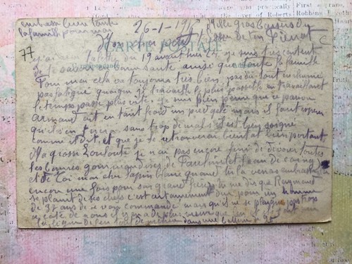 WW1 1914 Barcy Ruins War Damage original Old Postcard - Picture 6 of 10