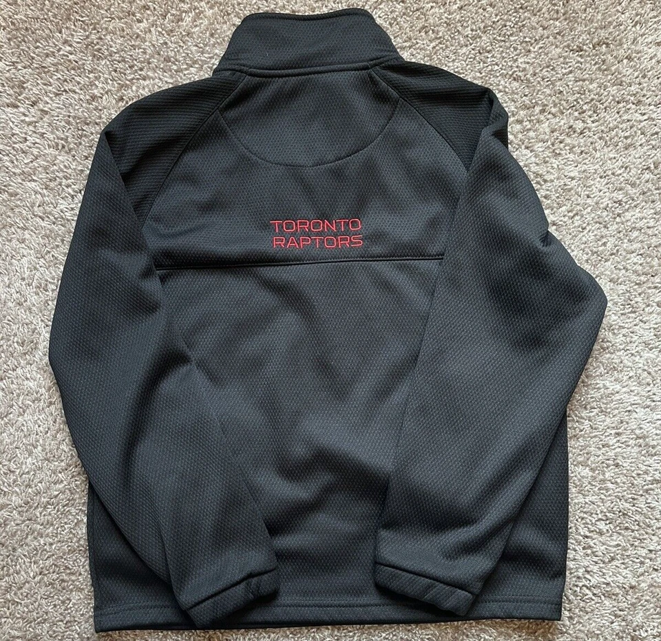 NBA Toronto Raptors 1/4 Zip Pullover Jacket S/CH 8-10 by G-III Sports - Image 3 of 4