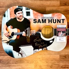 SAM HUNT Signed Guitar JSA COA Custom 1/1 HOUSE PARTY BODY LIKE A BACK ROAD