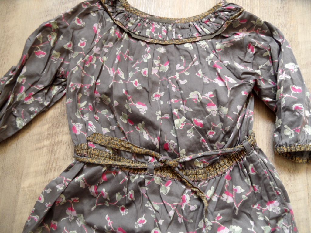 NOA NOA beautiful floral dress size 128 excellent BI817 image 4