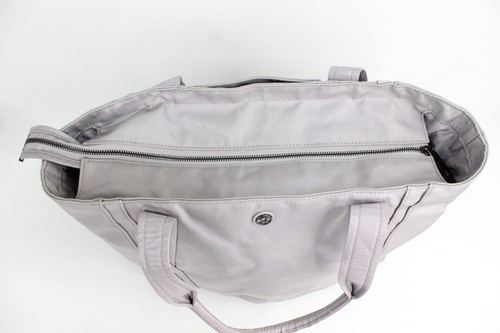 Lululemon Grey/Gray 2-Handle Tote Bag 16 x 11 inches - Picture 3 of 20