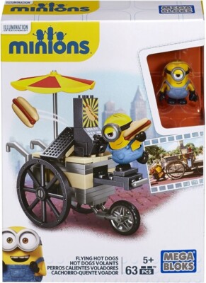 Mega Bloks - Minions Flying Hot Dogs 