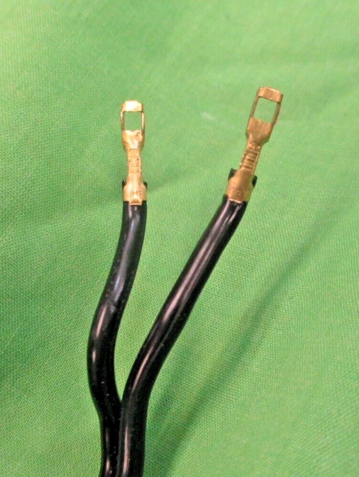 DUAL TURNTABLE AC LINE CORD WITH CONNECTORS USED ON MANY DUAL MOTORS & MODELS - Image 2 of 3