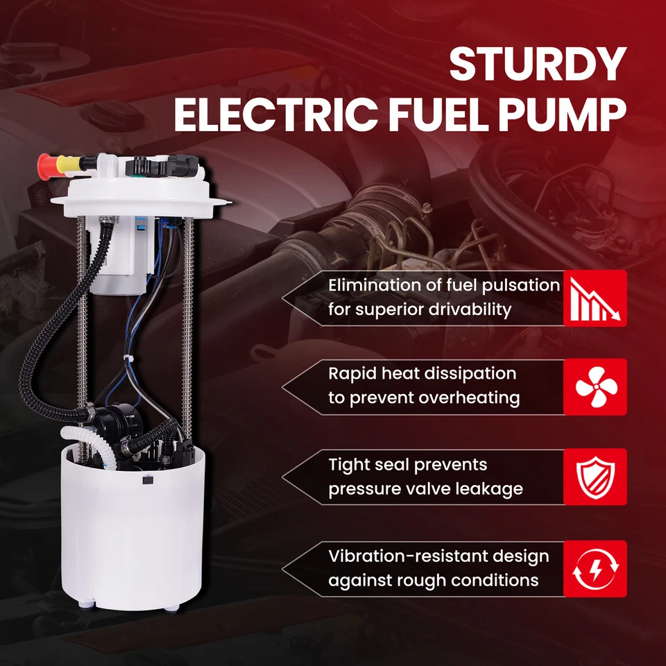 Conjunto de módulo de bomba de combustible para 10-15 Chevrolet Express 1500 2500 GMC Savana 2500 Foto 3 de 4