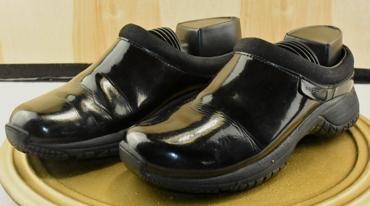 Scarpe donna Merrell Encore Moc taglia 7 nere in pelle antiscivolo