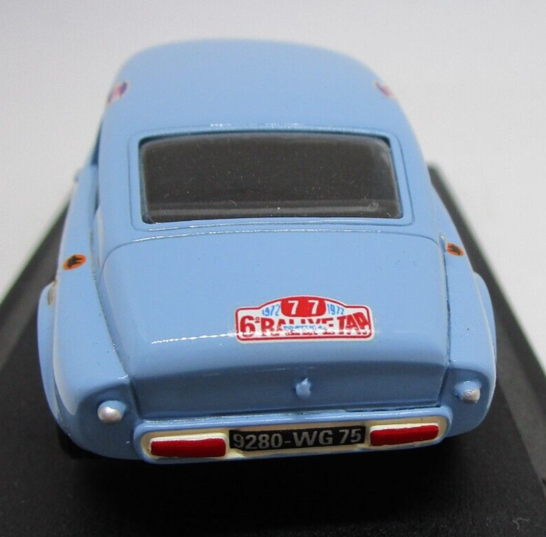 NOREV Citroën DS 21 Rallye TAP N°77 1972 – 1/43, Sur Socle, Zamac