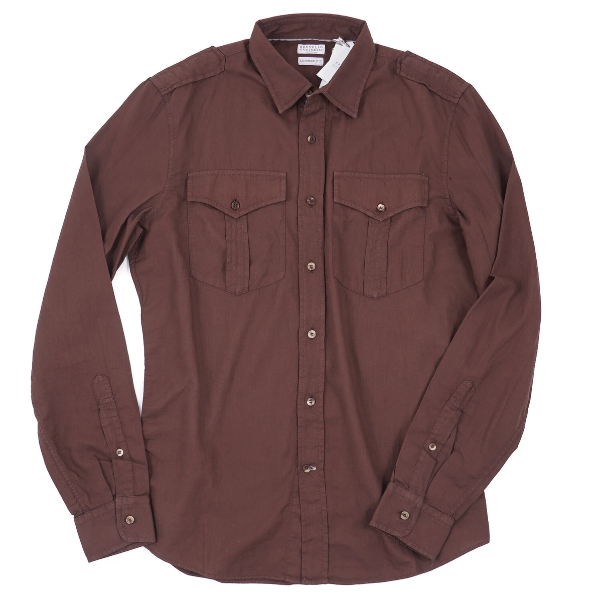 Brunello Cucinelli patterned-jacquard linen shirt - Blue