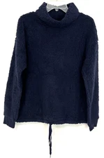 Koolaburra by UGG Cozy Sherpa Shirt Blue Sz S Pull Over A386505 Women WL1