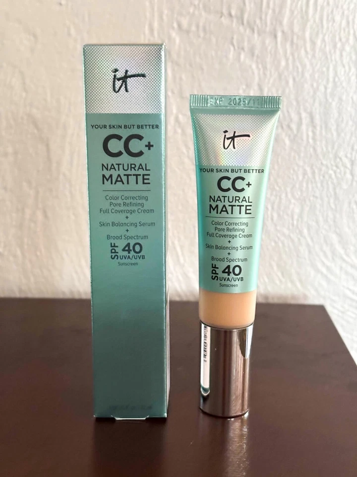 It Cosmetics CC+ Cream Foundation Matte 1.08 oz (Choose Shade) 2025 exp - Image 4 of 4