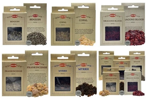 Hem Resin Incense Variety Pack Insence Insense With Steel Mesh Bundle.