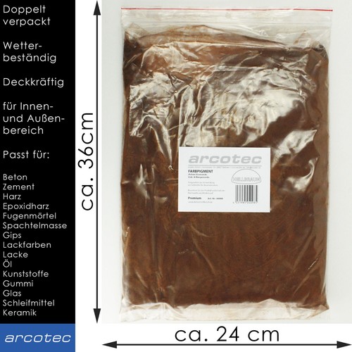 Pigmentpulver Betonfarbe Farbpigmente für Beton, Putz und Gips 1 kg Trockenfarbe - Bild 30 von 32