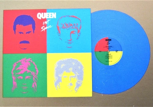 Queen 'Hot Space' Blue Coloured 180g Vinyl LP Album Record NEW MINT SEALED
