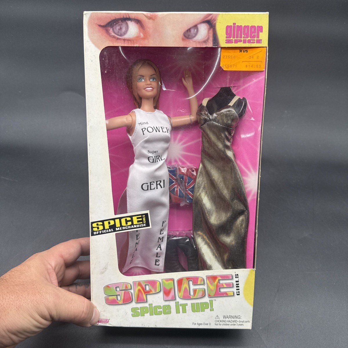 New Sealed NIB Vtg 1998 Galoob Toys Spice Girls Spice It Up Doll