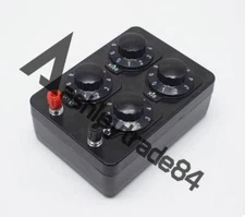 NEW PRECISION VARIABLE/ DECADE RESISTOR RESISTANCE BOX 0-9999 ohm