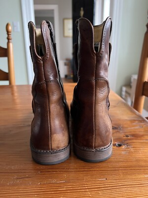 Frye Women\'s Paige Short Riding Boots are crafted from dark brown size 9B Frye Paige Short Riding Boot Sz 7.5M in Dark Brown - EUC | eBay main image 2