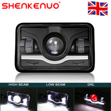 NEW 1pc 4x6"inch Square LED Headlights DRL Hi-Lo Beam for Ford Probe 1993-1997