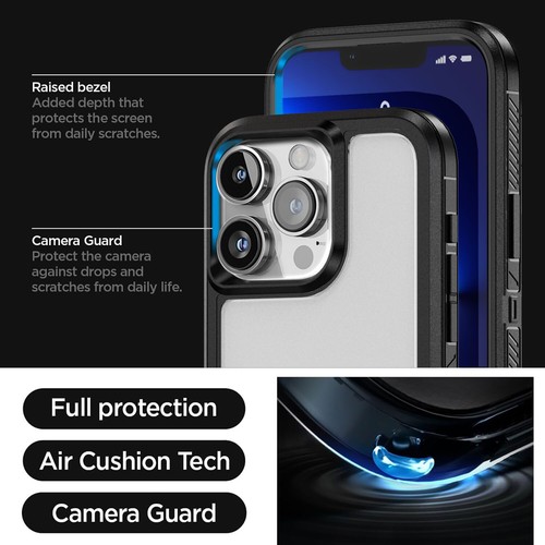 For Apple iPhone 13 Pro Max Shockproof Protection Case Dual Layer Phone Cover - Photo 21/25