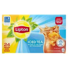 Lipton Iced Tea, GALLON Size Tea Bags - 24 ct