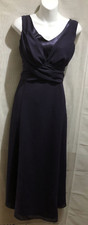 KLASS WOMENS DARK PURPLE SLEEVELESS FORMAL/PARTY/PROM DRESS SIZE: 12/40 (WD178)